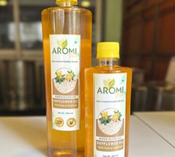 Safflower Oil (1L) – Wood Cold Pressed – Aromi Pure