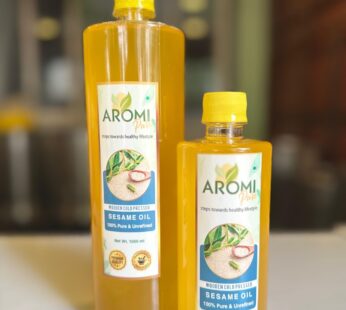 Sesame Oil (1L) – Wood Cold Pressed – Aromi Pure